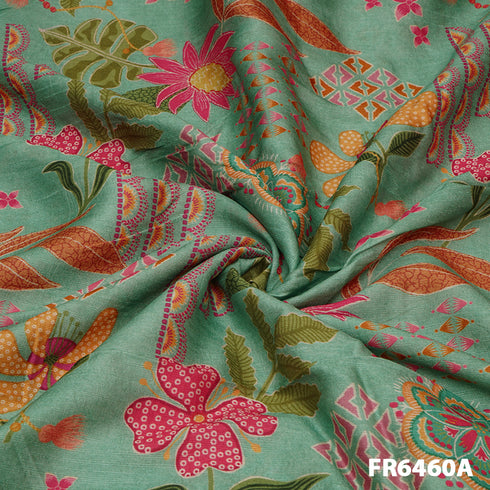 Printed Linen Silk FR6460